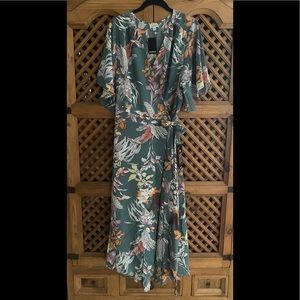 Avenue Plus size Women’s cross-cross dress